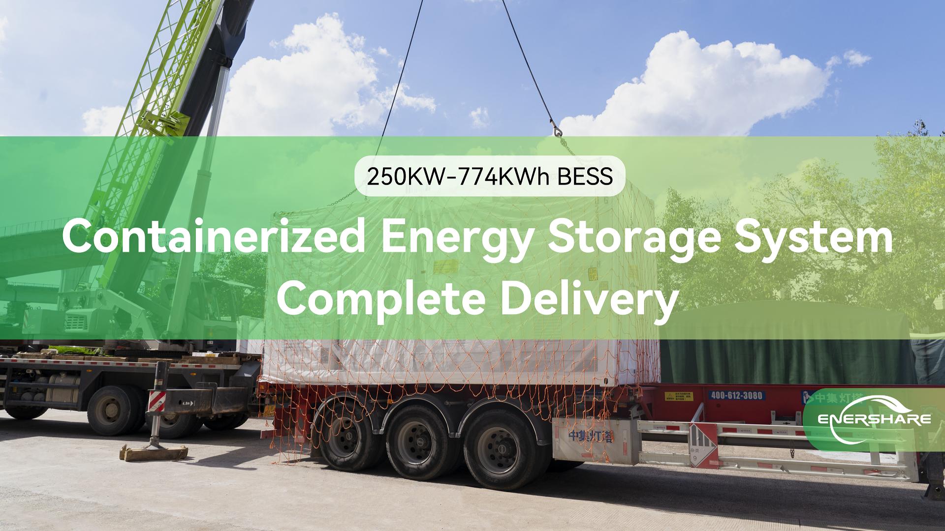 Complete delivery Containerized Energy Storage System---20FT 250KW-774KWh BESS